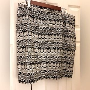 Black and White Elliot Lauren Skirt
